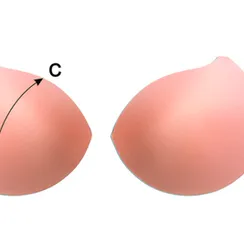 !дефект!Чашки спейсер серебристый пион (85В-90А-80С-75D),