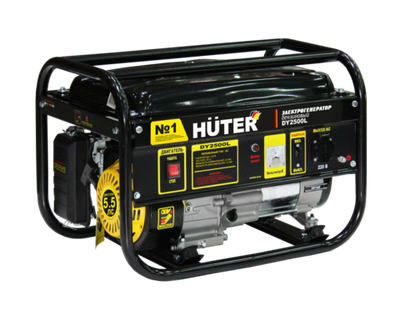 Портативный бензиновый генератор (2.2 кВт) HUTER DY2500L