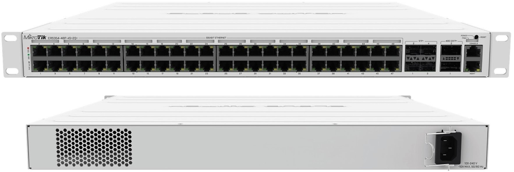 MikroTik CRS354-48P-4S+2Q+RM серый