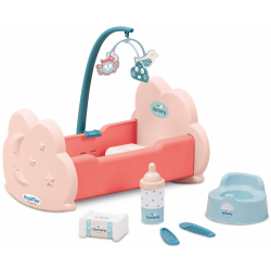 Ecoiffier Nursery - Колыбель с каруселью + 6 аксессуаров Для кукол до 32 см 1835