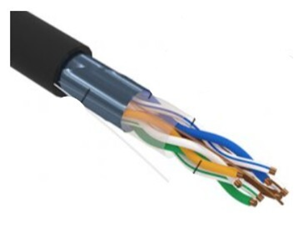 Кабель витая пара F/UTP 5e кат. 4 пары Rexant 01-0154-R