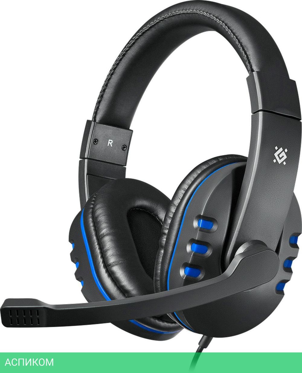 Наушники Defender Gaming Warhead G-160 Black/Blue (64118)