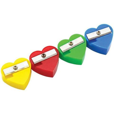 Точилка пластик "Сердце". SHHRT_4509 (Спейс)