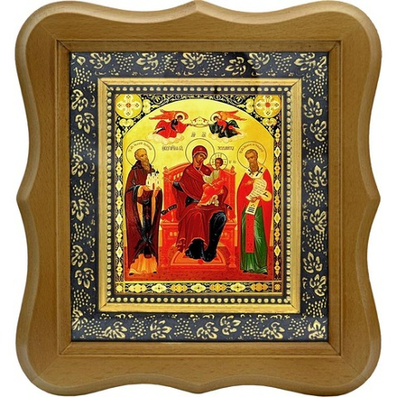Экономисса (Домостроительница). Икона Божьей матери на холсте.