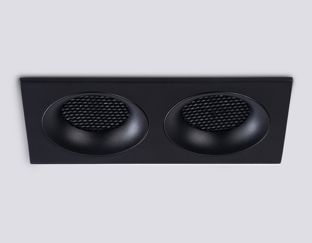 Светильник встраиваемый TN102734/2 BK черный GU5.3 175*92*23