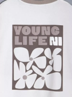 Лонгслив для девочки оверсайз