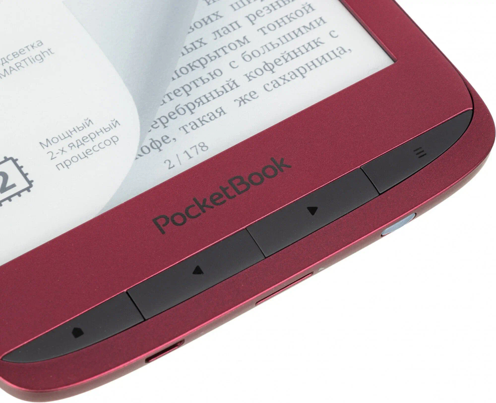 PocketBook 628 Touch Lux 5 Red