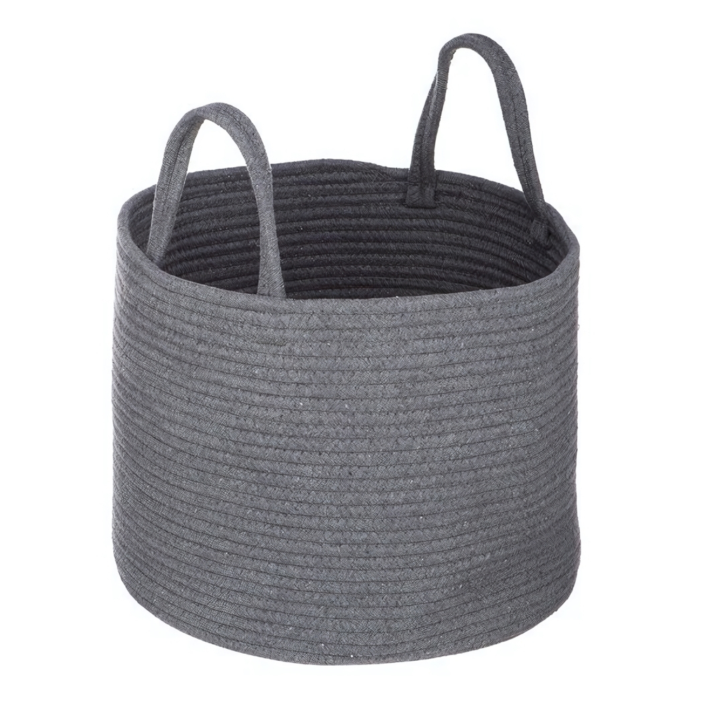 Корзина для хранения "Хлопок", Д350 Ш350 В280, серый