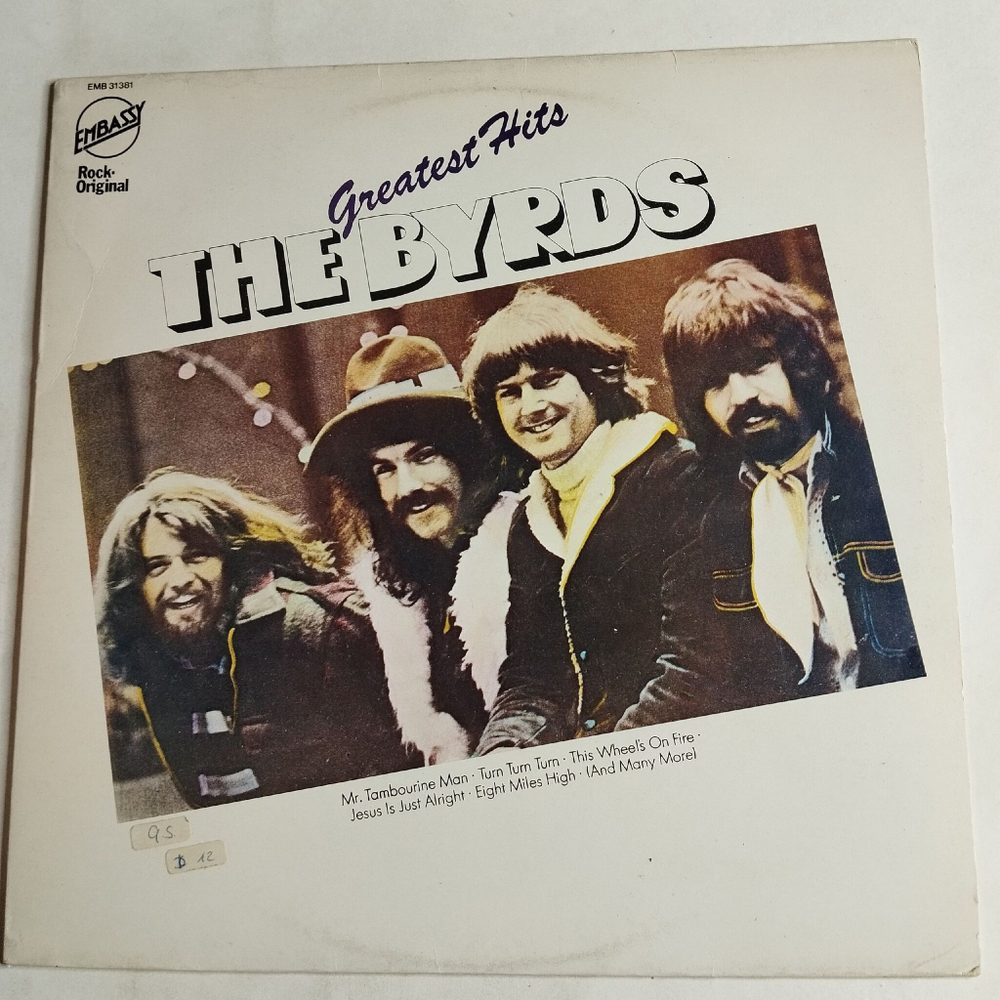 Винтажная виниловая пластинка LP The Byrds Greatest Hits (Holland 1976)