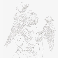 Victorian Fantasy Encyclopedia Kuroi Mori. Coloring book