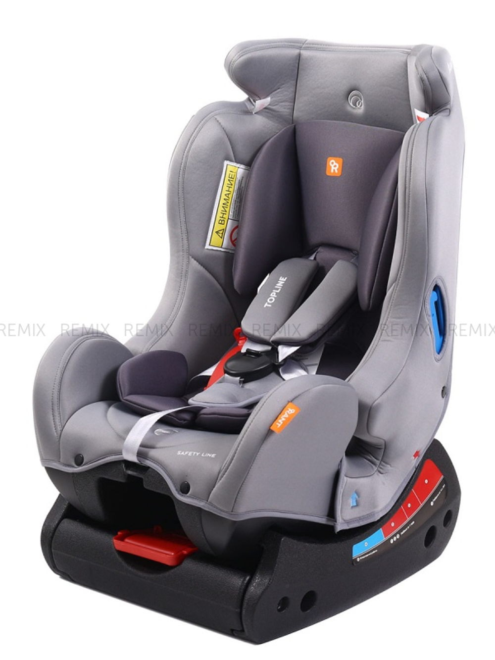Автокресло LB-718 "Top-Line" Safety Line (Storm Grey) гр. 0-1-2 (0-25 кг)