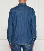 Джинсовая рубашка Guess Jeans - голубой(M4YH55 D5EI1)