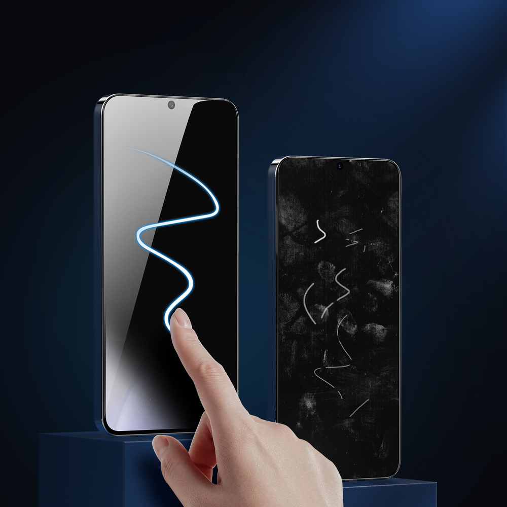 Стекло "Антишпион" от Dux Ducis для смартфона Samsung Galaxy S25+ Плюс, серия PRIVACY-S Full Screen Glass