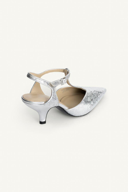 ZARA ТУФЛИ НА ВЫСОКОМ КАБЛУКЕ - LIMITED EDITION, СЕРЫЙ