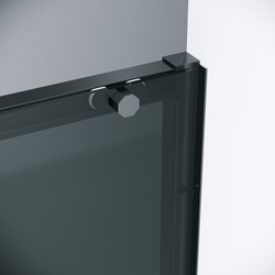 Душевой уголок Grossman Style 120х80 120.K33.05.1280.21.10 профиль Черный матовый стекло тонированное