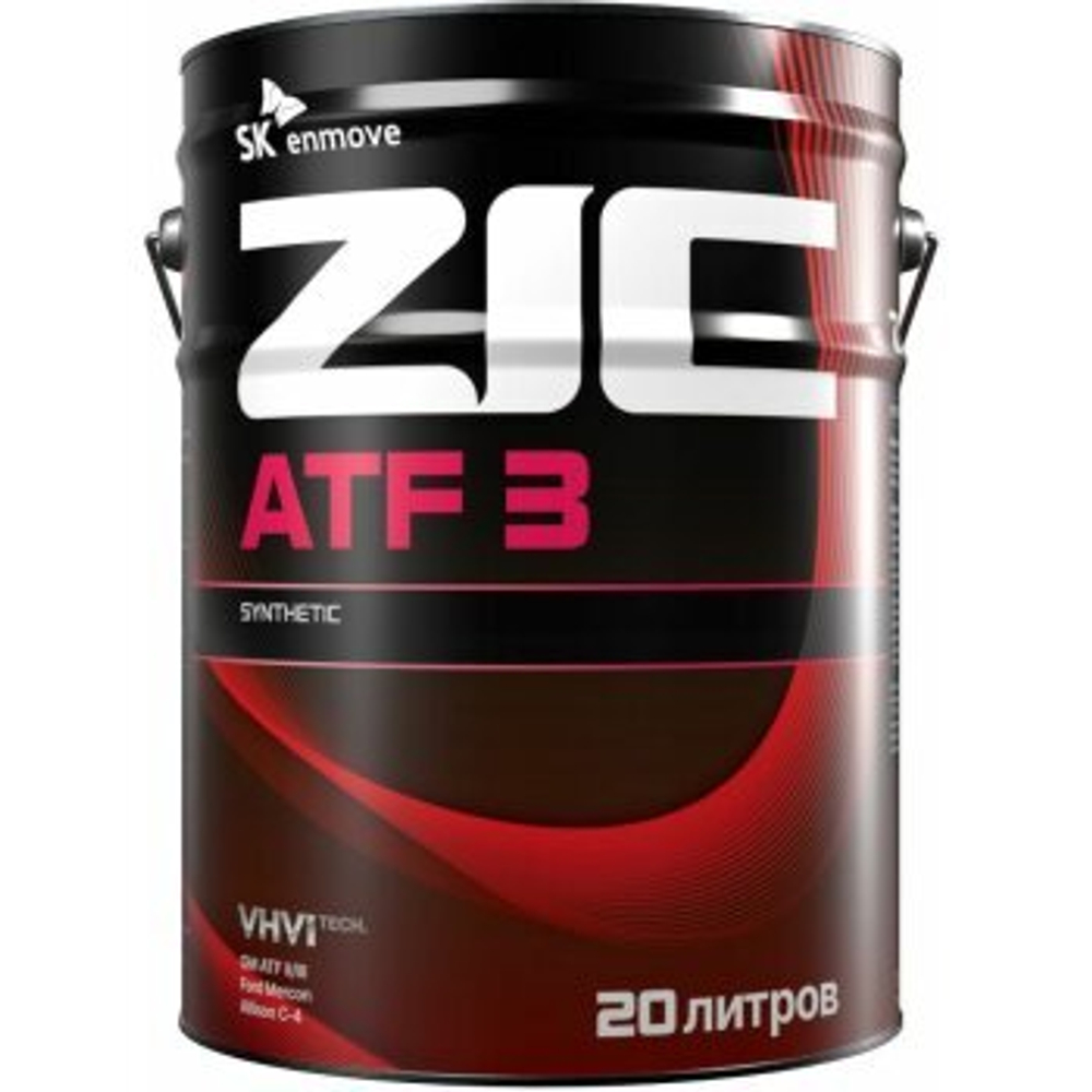Жидкость трансмиссионная ZIC ATF 3 20л