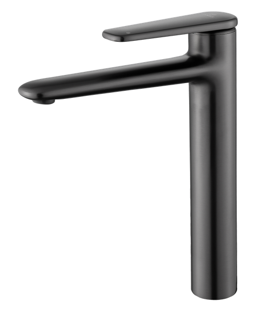 02112-Q Смеситель од. для раковины-чаши (ГРАФИТ) GANZER (10/1шт)