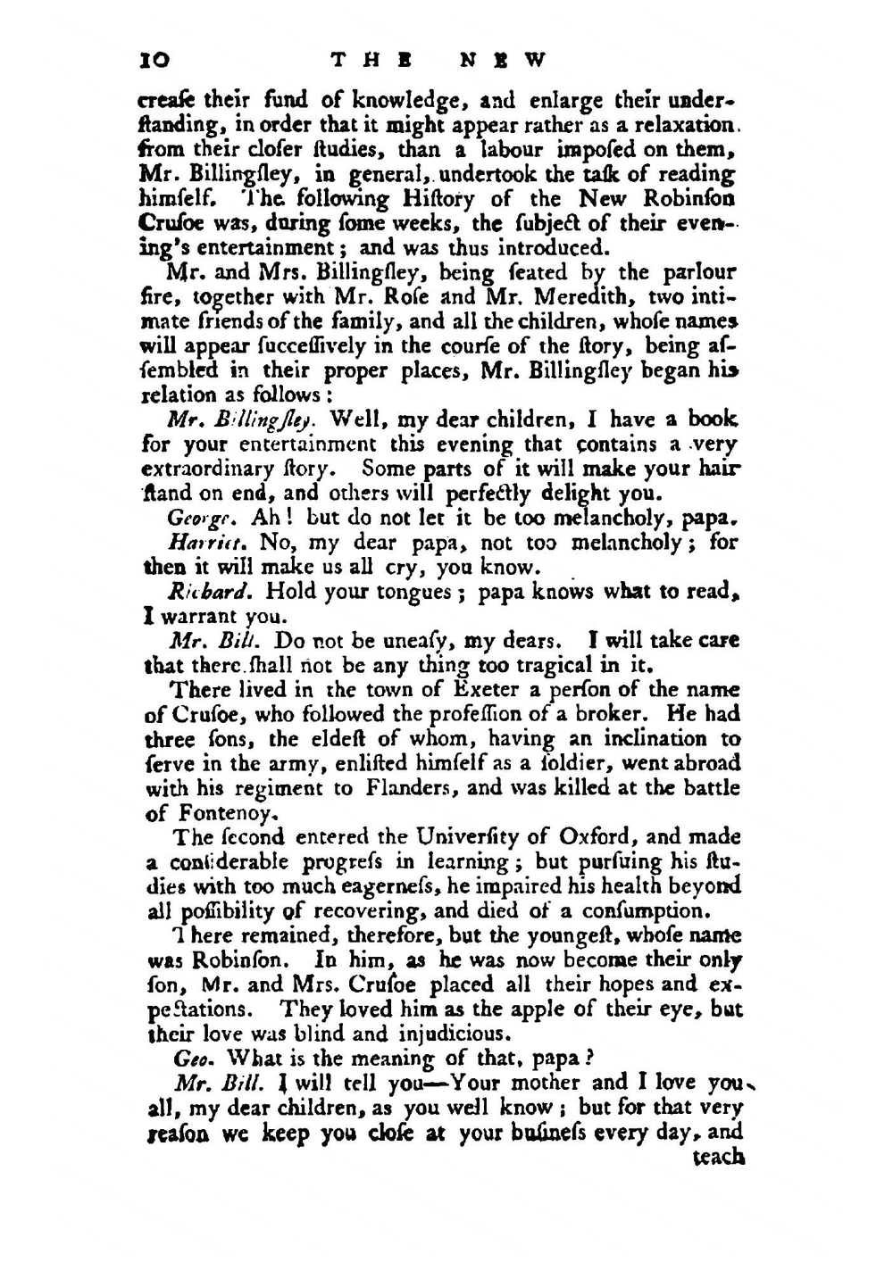 THE ROBINSON CRUSOE | The New Robinson Crusoe