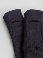 Шапка для девочки осенняя с митенками и снудом