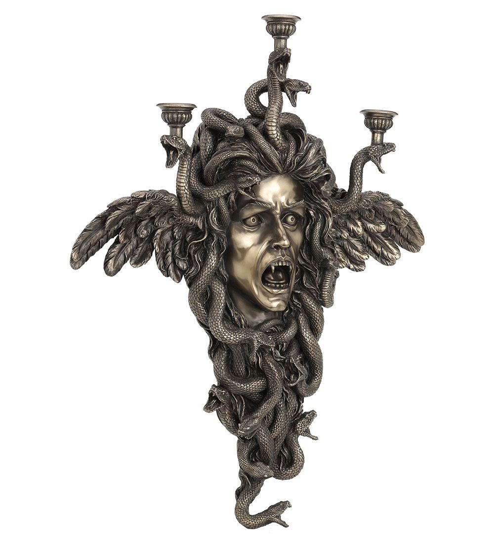 WS-1327 Подсвечник «Голова Медузы Горгоны»