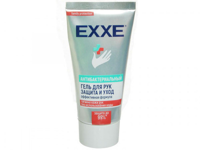 EXXE,Антабактериальный гель д/рук "Защита и уход" 50мл.