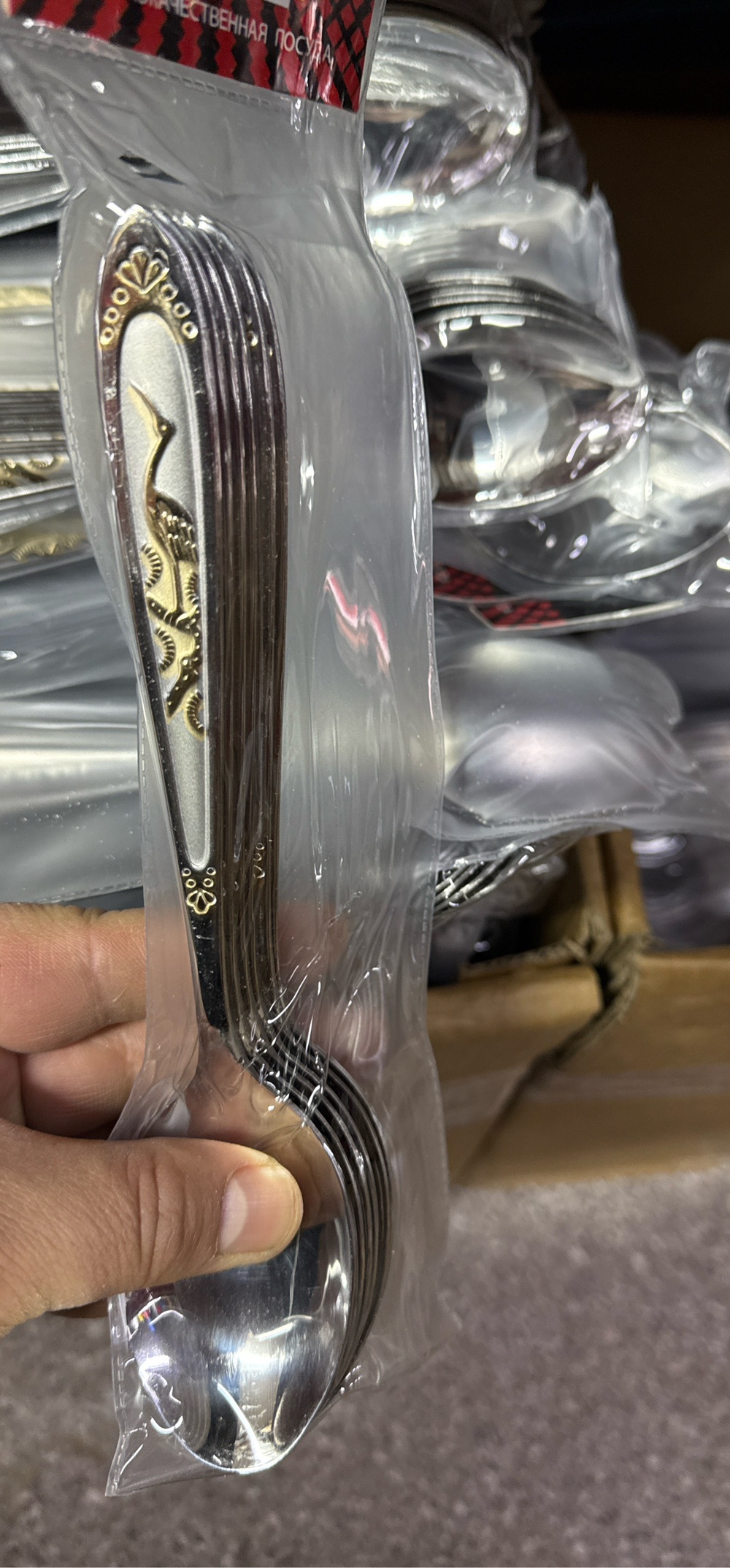 Ложки аист / журавль 6шт