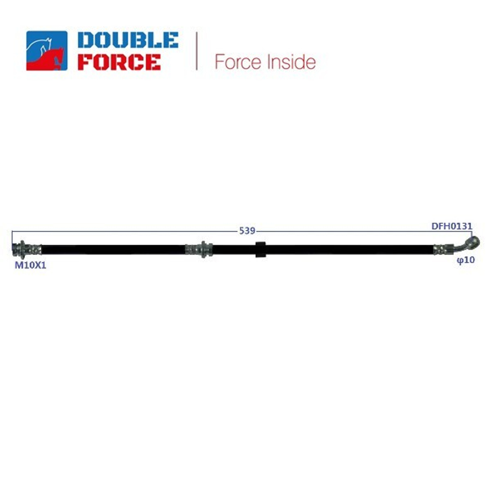 Шланг тормозной Double Force DFH0131