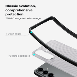 Чехол прозрачный тонированный для Samsung Galaxy S26+ Плюс, серия Super Frosted Shield Pro (Clear version) от Nillkin