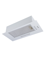 Вытяжка кухонная MACBI S-BOX-60A1 (WHITE) белый, D120мм. 850 м3/ч, полновстраиваемая, мотор 70Ватт, металл 60см, кнопочное управл.