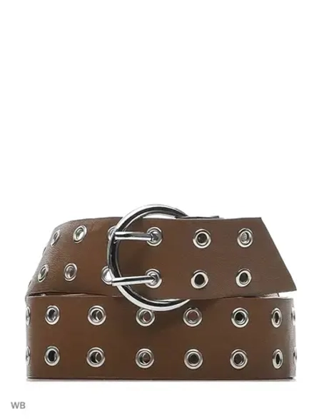 Ремень женский с двумя рядами люверсов