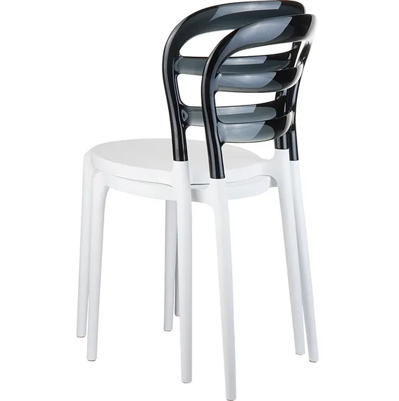 Стул Miss Bibi белый/серый