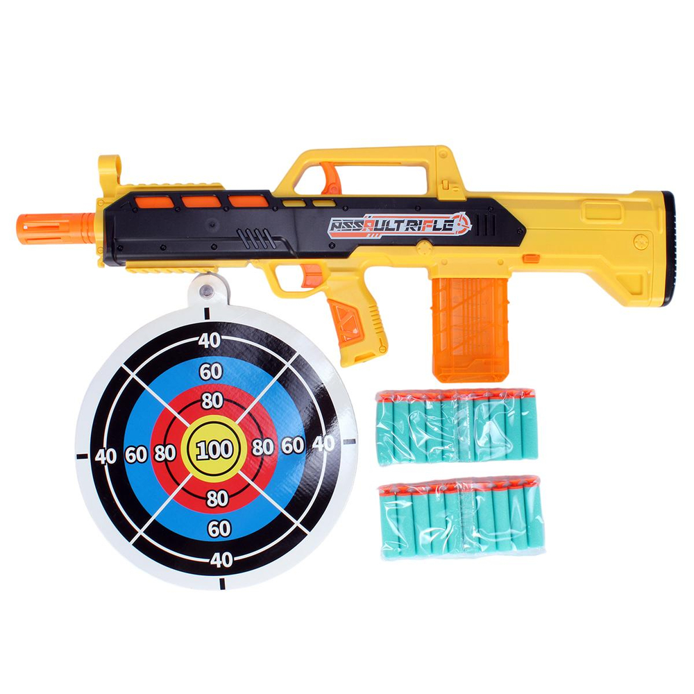 Автомат с мягк.пулями, коробка 648-95