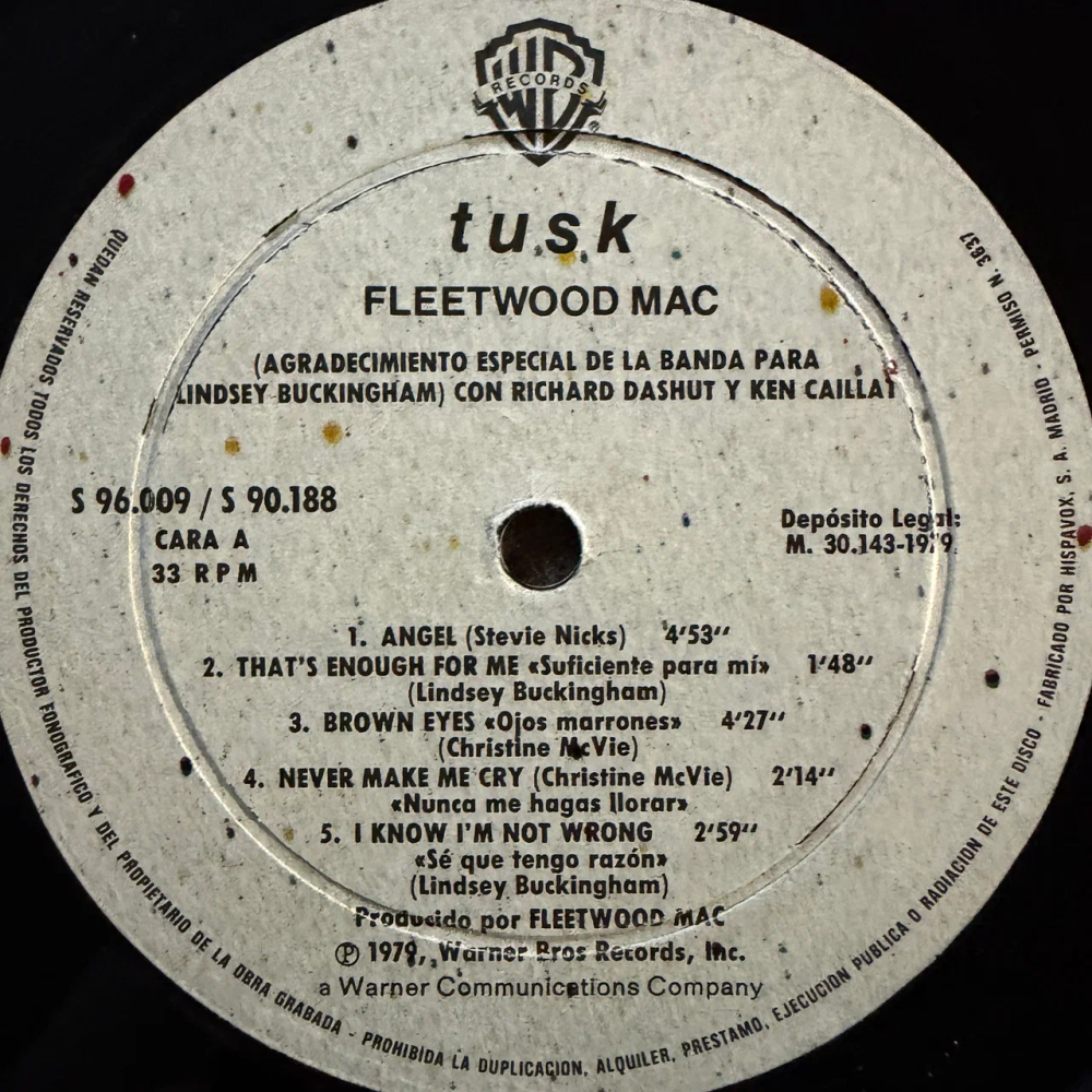Fleetwood Mac ‎– Tusk 2LP (Испания 1979г.)Т