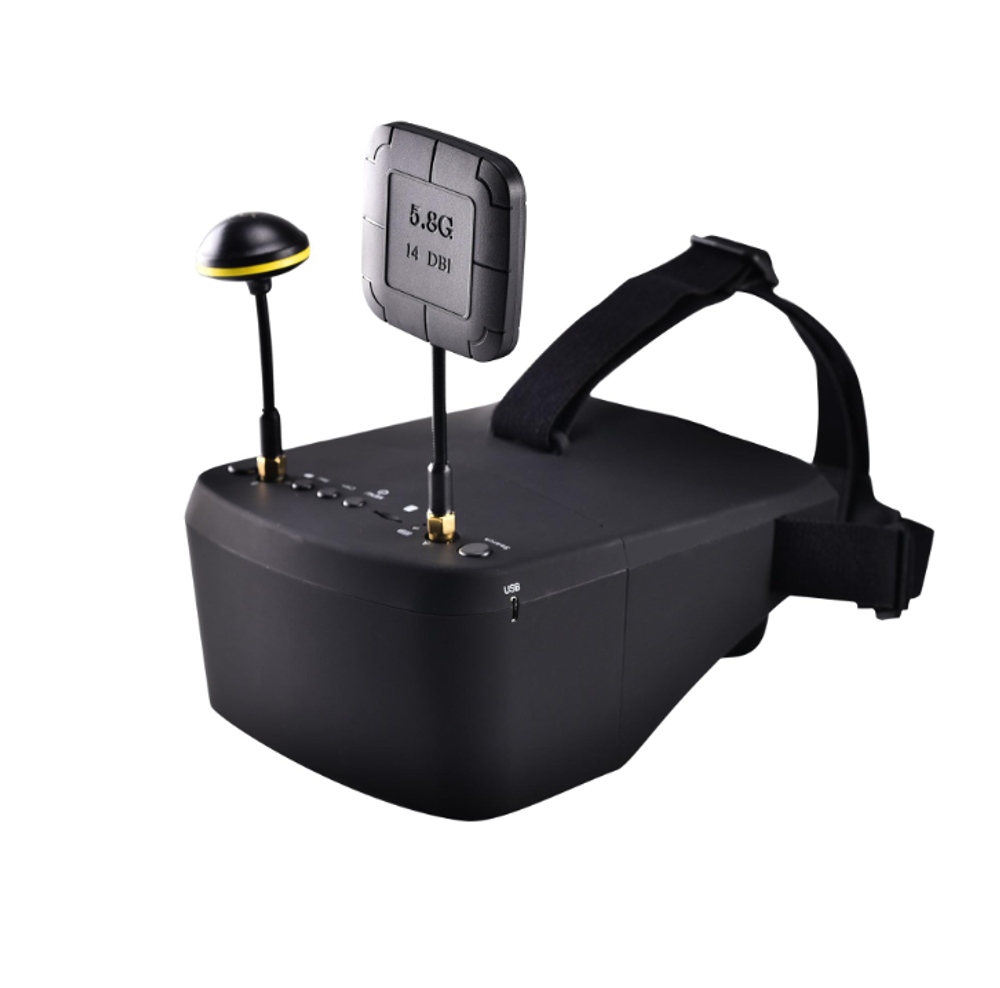 Видеошлем EV800D 5″ 800×480 FPV Goggles Diversity 5.8G 40CH