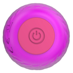 Лиловый перезаряжаемый вибратор с возвратно-поступательными движениями - 14,9 см. (Цвет: лиловый)