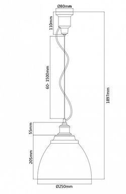Подвесной светильник Maytoni Bellevue P534PL-01W