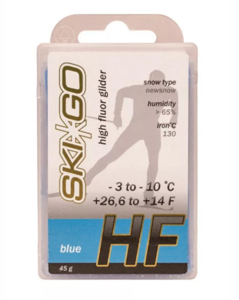 Парафин SKIGO HF, (-3-10 C), Blu 45 g	арт. 63017