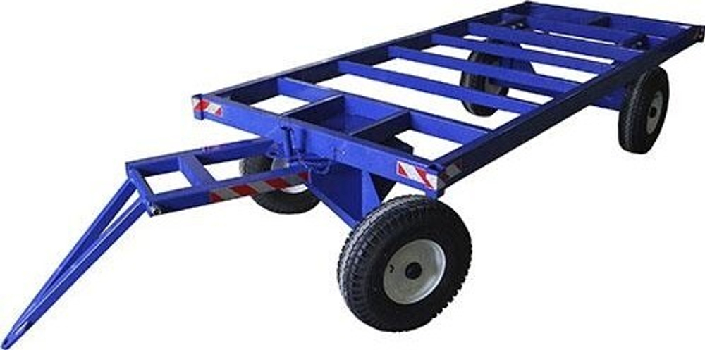 Тележка большегрузная каркасная Rusklad БТ 1 К (1250х2000мм, груз.3000кг) литые колеса 455 мм