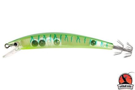 Кальмарный воблер  HIGASHI Pelagic 19g #04. Green Mackerel