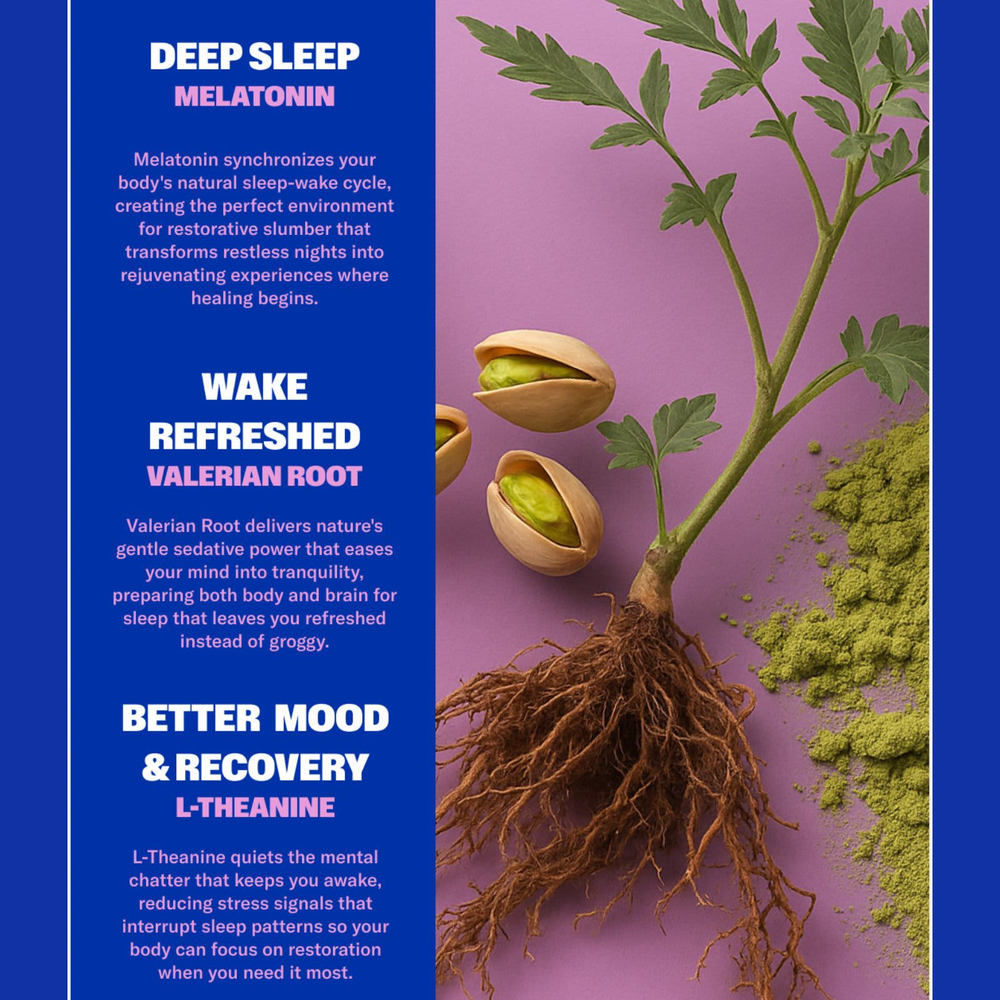 NuStrips, Sleep In A Strip™, голубика, 30 полосок