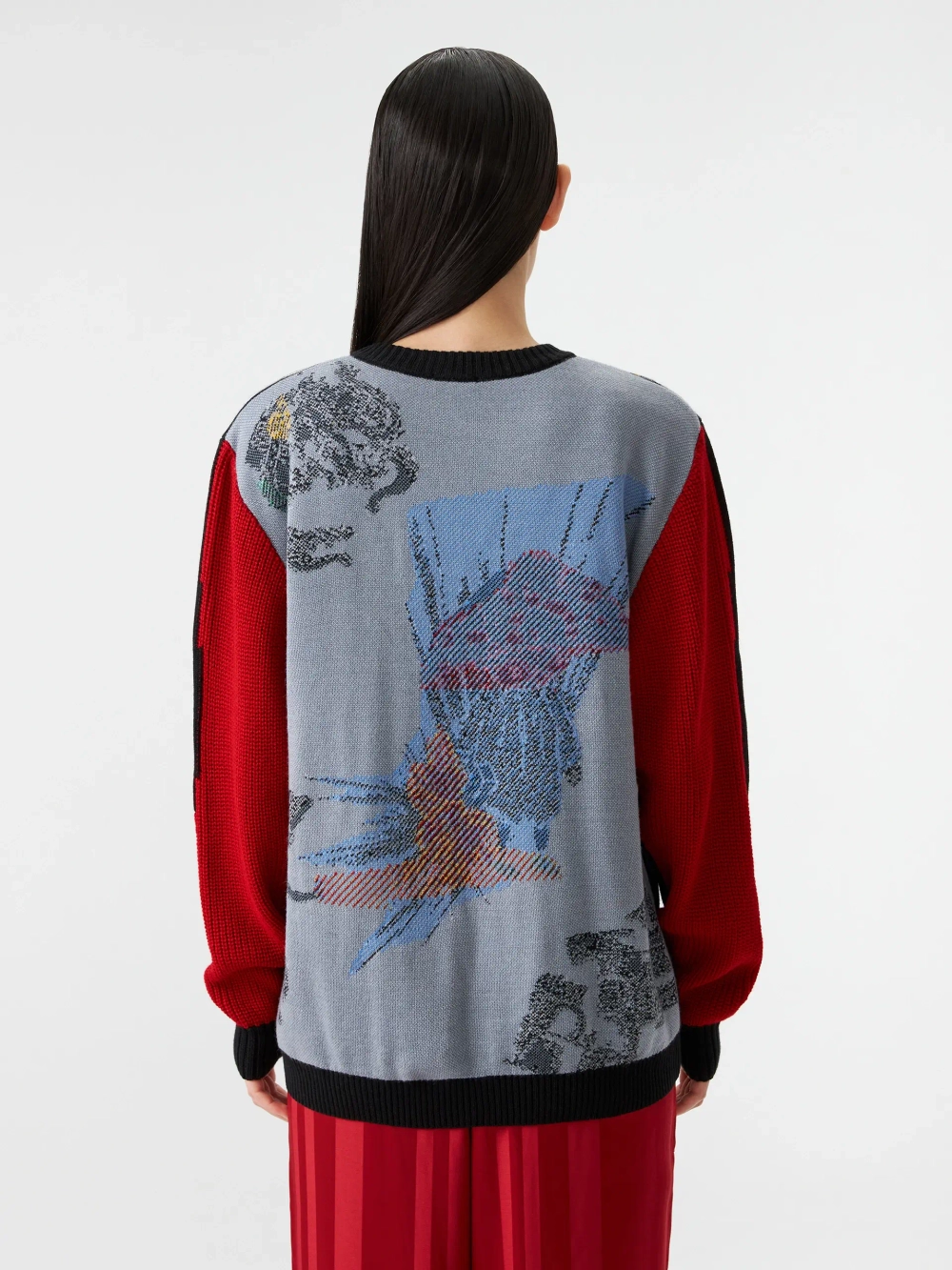 Свитер с принтом OLA OLA