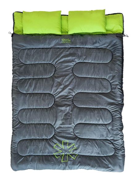 Мешок-одеяло спальный Norfin ALPINE COMFORT DOUBLE 250 GREEN