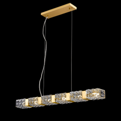 Подвесной светильник Cloyd CORUND-A P6 / шир. 86 см - латунь (арт.10680)