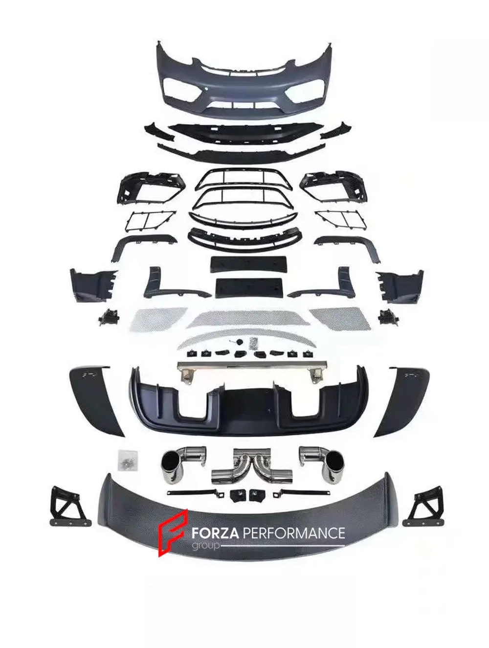 Обвес переделка в GT4 для Porsche 718 982 Cayman/Boxster 2016+ Порше