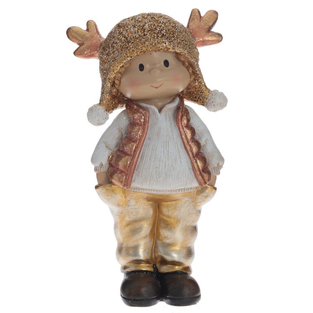 GAEM Фигурка декоративная "Мальчик/Девочка", L7,5 W5 H13 см, 2в.