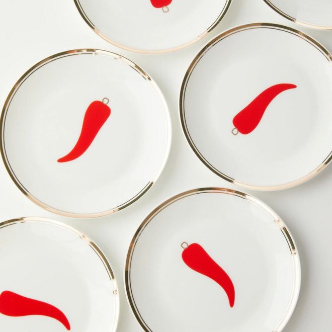 BITOSSI HOME Тарелка пирожковая Chili Pepper 17см