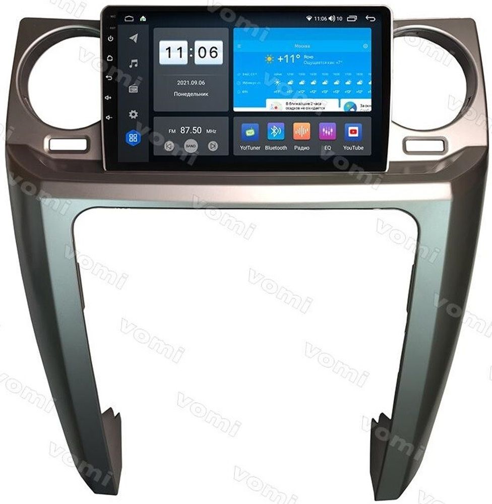 Магнитола для Land Rover Discovery 3 2005-2009 (закругленные углы) - Vomi AK565R9-MTK-LTE Android 10, 8-ядер, 4-64Гб, SIM-слот