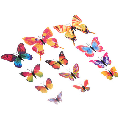 Набор для декора «Волшебные бабочки» 12 шт, Мультицвет
