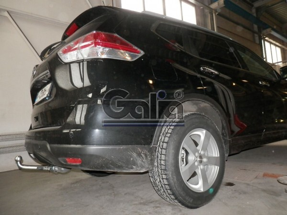 Фаркоп оцинкованный Galia N055C для Nissan X-Trail 2015-, Renault Koleos 2016-(паспорт и сертификат в комплекте)(без электрики)