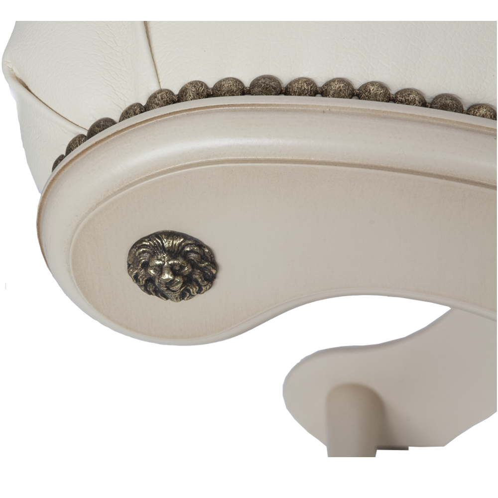 Скамья Сорренто Айвори Старое золото